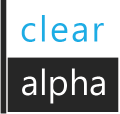 Clear Alpha Web Logo